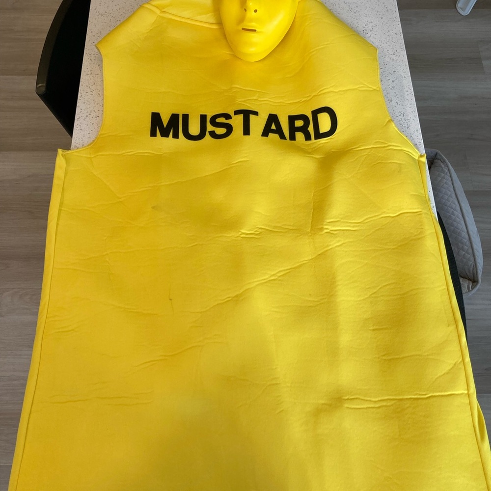 Yellow Mustard Costume with Mask